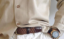 white woven torino leather belt mrporter mensfashion mensstyle trafalgar menswear menstyle beltology fashionformen andersons belts men mensbelts accessories 